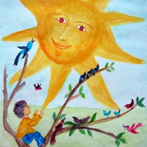 Kinderbuch Nicolas und die Sonne  1 
