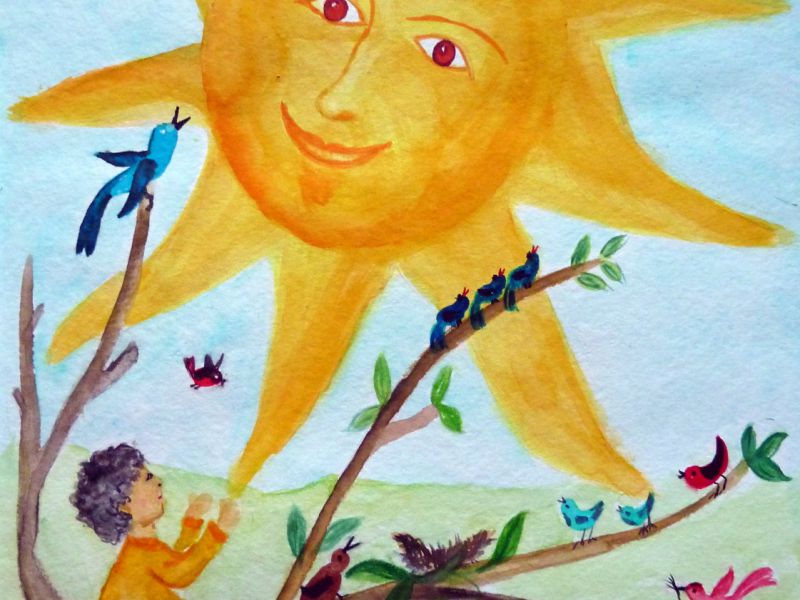 Kinderbuch Nicolas und die Sonne  1 